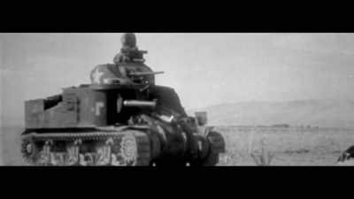 The main gun could
be moved up and down, - The Titans That Built America