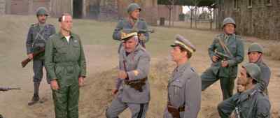 The major feels the fire
should be put out at once. - Von Ryan's Express