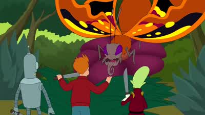 The male butterfly. - Futurama