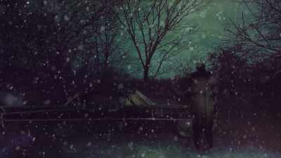 The man jumps in the car. - On the Trail of UFOs: Dark Sky