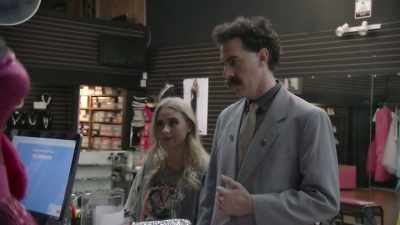 - The man who own this, his name Michelle?
- No. - Borat Subsequent Moviefilm