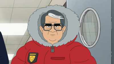 The man who puts
the "ten" in Lieutenant. - Grimsburg