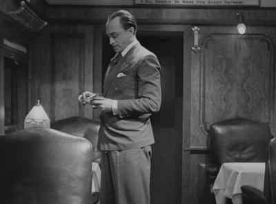 The man is still on the train. - Rome Express