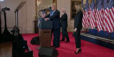 The man took the
stage and no one knew - Stopping the Steal