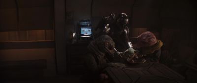 THE MANDALORIAN:
Thank you for watching him. - The Mandalorian