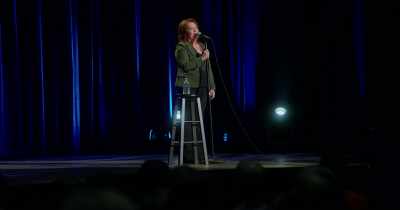 The man's never voted yes
for anything, you know? - Kathleen Madigan: Hunting Bigfoot