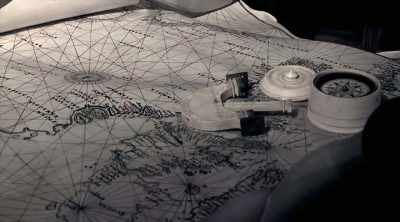 The map makers are using
the log books - Mysteries of the Deep