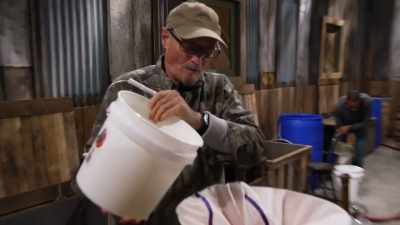  The mash
 that I'm running today, - Moonshiners: Master Distiller