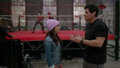 The mask is-- What I'm trying to say is-- - Ultra Violet & Black Scorpion