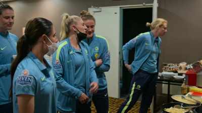 The mealtime
in national team camp, - Matildas: The World at Our Feet