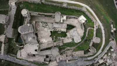 The medieval castle, Crac des Chevaliers, - Ancient Engineering