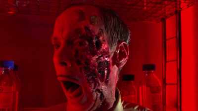 -The melting of his face,
it's "Raiders" - Doc of Chucky