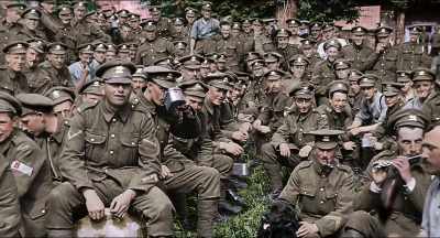 The men would always appear
the same - - They Shall Not Grow Old