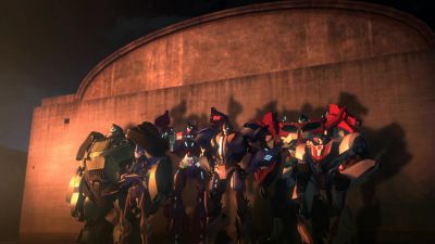 The mess hall sure is a mess. - Transformers: Prime