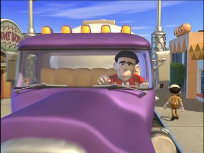 The meteor
probably broke off - The Adventures of Jimmy Neutron: Boy Genius