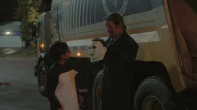 The Michael Myers mask
is William Shatner. - The Pradeeps of Pittsburgh