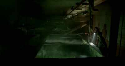 The Minotaur was
a creature trapped in a lair - Lake Placid: Legacy