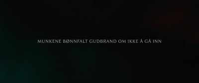 The monks begged Gudbrand not to enter. - Viking Wolf