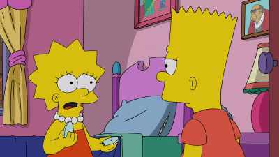 The moose extinction
didn't ruin Springfield, - The Simpsons: The Past and the Furious