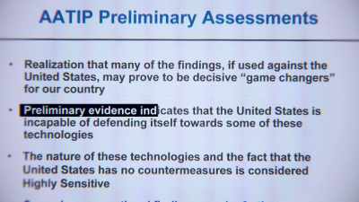 The more congruences
we can identity - Unidentified: Inside America's UFO Investigation
