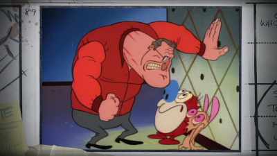 The more you keep it inside, you don't cry
and you don't yell, - Happy Happy Joy Joy: The Ren & Stimpy Story