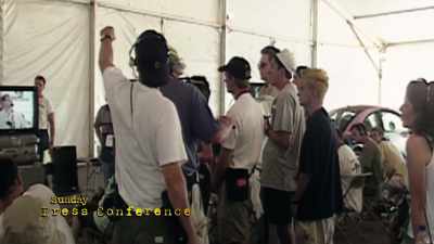 The mosh pit medical unit
looked like - Woodstock 99: Peace Love and Rage