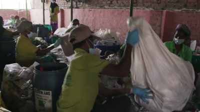 The most difficult part of waste
         sorting is done - The Story of Plastic