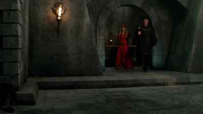 The Mother Confessor's
cell is through that gate. - Legend of the Seeker