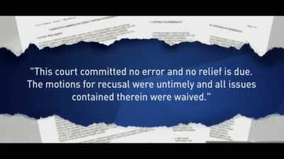 "The motions for
recusal were untimely - Free Meek