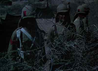 The mules are restless, sir.
Bad sign. - The Four Feathers
