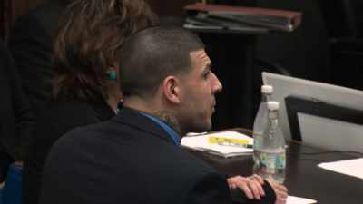 The murder weapon
is linked to Aaron Hernandez. - Killer Inside: The Mind of Aaron Hernandez