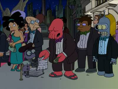 The music's bad and you should feel bad! - Futurama