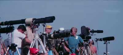 The NASA official who escorted
us over to this site today - Apollo 11