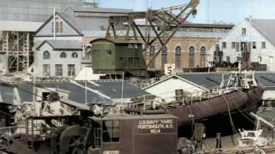 THE NAVY NEARLY DOUBLES IN SIZE, - America in Color