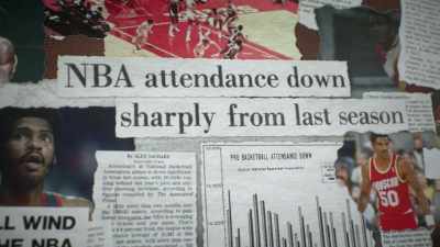 The NBA was in a fairly
precarious position. - Unbanned: The Legend of AJ1