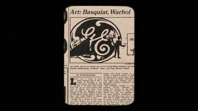 The negative reaction
to the collaboration show - The Andy Warhol Diaries