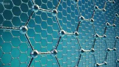 The new electron microscopes
revealed that graphene - Secrets of Size: Atoms to Supergalaxies