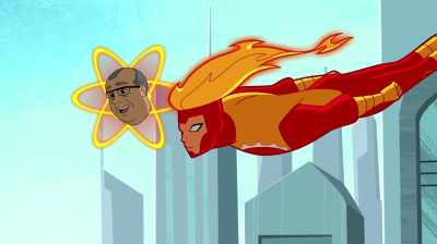 The new Metropolis University Science
Building dedication ceremony. - Justice League Action