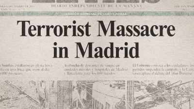 The newspaper
had just gone to press - 11M: Terror in Madrid