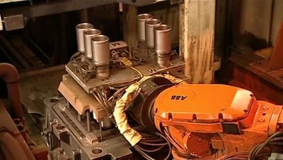 THE NEXT CORE MOLDS
THE ENGINE-BLOCK CYLINDER BORES, - How It's Made