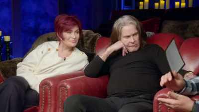 The next day,
there was a UFO reporting - The Osbournes Want to Believe