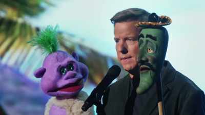 The next one had a stick
crammed up my wazoo, - Jeff Dunham: Me The People