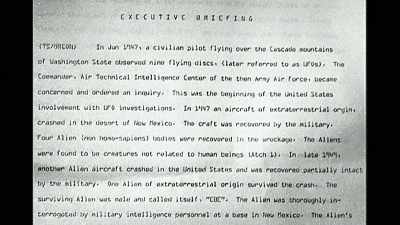The next page is entitled
"Executive Briefing," - Truth Hunter