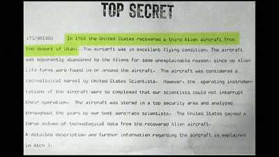 The next page of the
Aquarius document - Truth Hunter