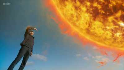 The next question is, on this scale, - Secrets of Size: Atoms to Supergalaxies