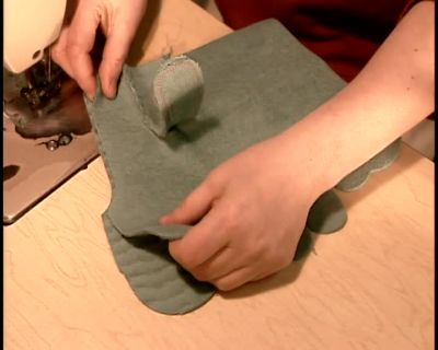 THE NEXT STEP
IS TO SEW THE PIECES TOGETHER. - How It's Made