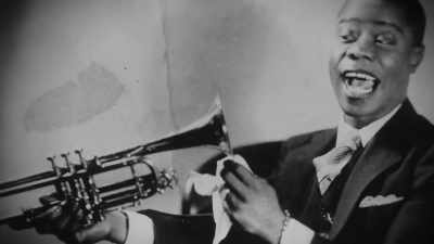 The night we're opening, and I'm charming, - Louis Armstrong's Black & Blues