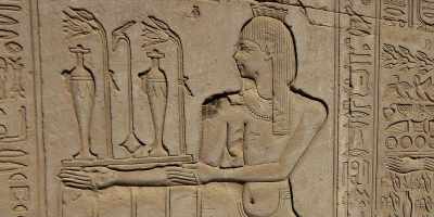 The Nile god is Hapi,
an androgynous deity. - Testament: The Story of Moses