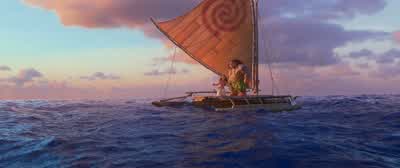 The ocean doesn't help you you help yourself - Moana