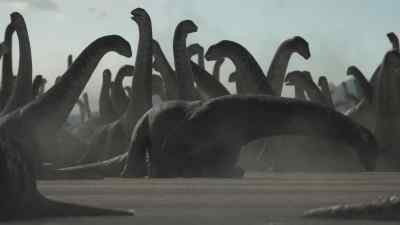 The old bull's rule is finally over. - Prehistoric Planet